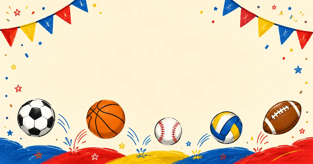 Sports Kids Birthday