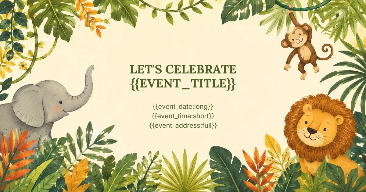 Jungle Kids Birthday