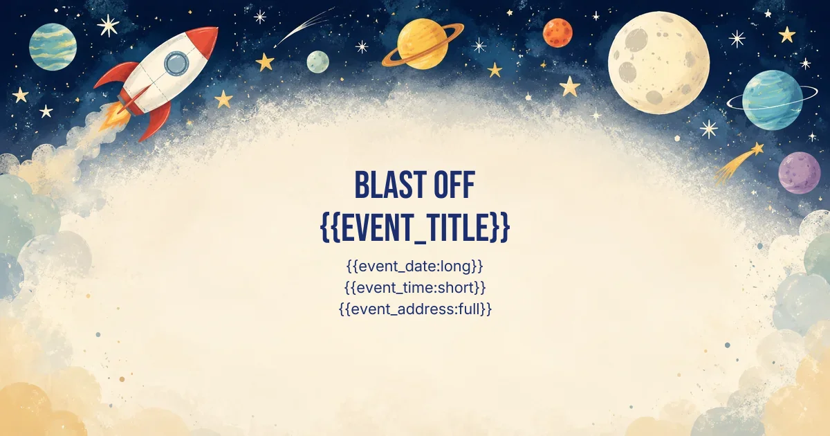 Space Kids Birthday