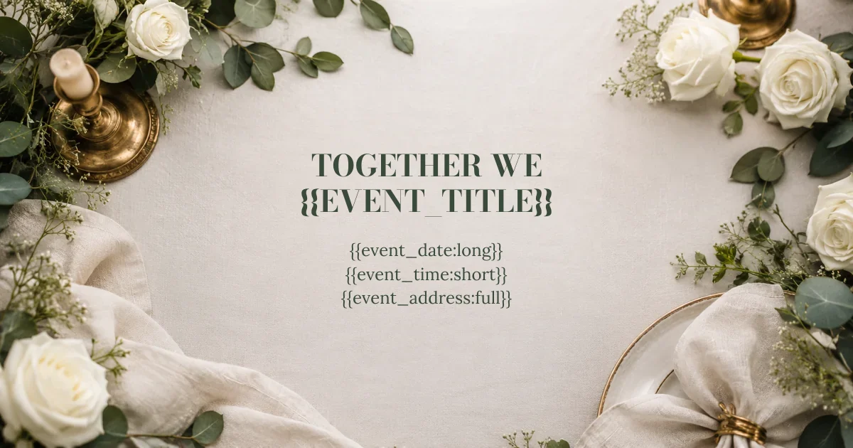 Elegant Wedding Setting